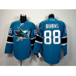 NHL San Jose Sharks #88 Burns 2015 Winter Classic Blue Jerseys