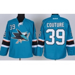 San Jose Sharks 39 Logan Couture Green NHL Jersey New Style