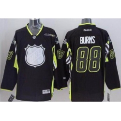 San Jose Sharks #88 Brent Burns Black 2015 All Star Stitched NHL Jersey