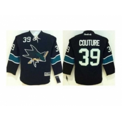Youth NHL San Jose Sharks 39 Logan Couture black Jersey