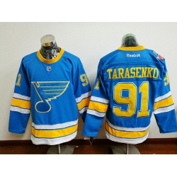 Blues #91 Vladimir Tarasenko Light Blue 2017 Winter Classic Stitched Mens NHL Jersey