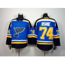 NHL St. Louis Blues #74 oshie blue-black jerseys