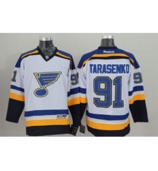 St. Louis Blues #91 Vladimir Tarasenko White Stitched NHL Jersey