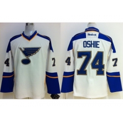 St.Louis Blues 74 TJ Oshie White NHL Jerseys