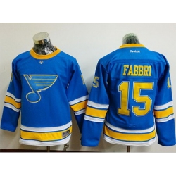 Blues #15 Robby Fabbri Light Blue 2017 Winter Classic Stitched Youth NHL Jersey