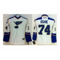 Youth NHL Jerseys St. Louis Blues #74 Oshie white