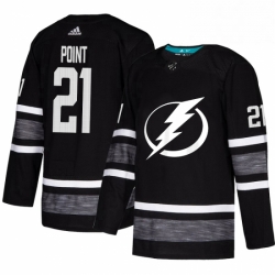 Mens Adidas Tampa Bay Lightning 21 Brayden Point Black 2019 All Star Game Parley Authentic Stitched NHL Jersey 