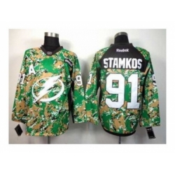 NHL Jerseys Tampa Bay Lightning #91 Stamkos camo[patch A]