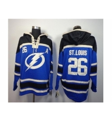 NHL Jerseys Tampa bay Lightning #26 St.louis blue[pullover hooded sweatshirt]