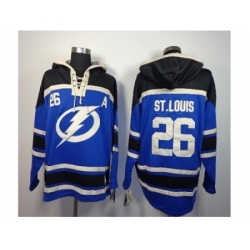 NHL Jerseys Tampa bay Lightning #26 St.louis blue[pullover hooded sweatshirt]