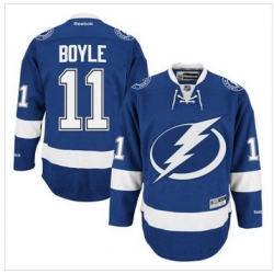 Tampa Bay Lightning #11 Brian Boyle Blue Stitched NHL Jersey