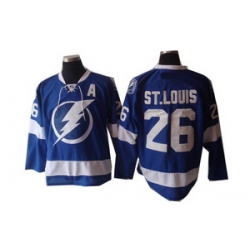 Tampa Bay Lightning 26 St.Louis Blue Jerseys With A patch