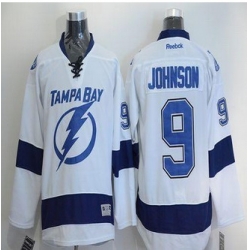 Tampa Bay Lightning #9 Tyler Johnson White Stitched NHL Jersey
