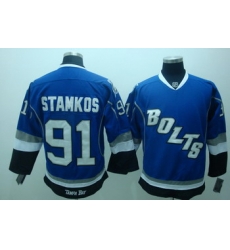Tampa Bay Lightning 91 Stamkos Blue Jerseys BOLTS