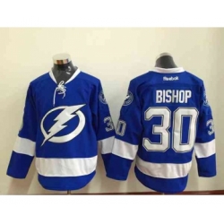 nhl jerseys tampa bay lightning #30 bishop blue