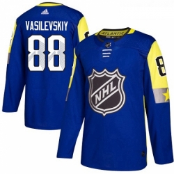 Youth Adidas Tampa Bay Lightning 88 Andrei Vasilevskiy Authentic Royal Blue 2018 All Star Atlantic Division NHL Jersey 