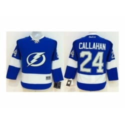 Youth NHL Jerseys Tampa Bay Lightning #24 Callahan blue