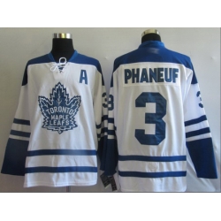 Hockey Jerseys Pittaburgh Toronto Maple Leafs 3 Phaneuf white