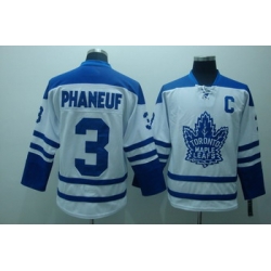 ICE Hockey Jerseys Pittaburgh Toronto Maple Leafs 3 Phaneuf white Jerseys C patch