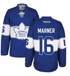 Maple Leafs #16 Mitchell Marner Royal Centennial Classic Stitched NHL Jersey