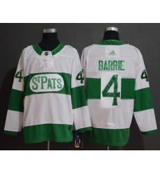 Maple Leafs #4 Tyson Barrie White Authentic St  Pats Stitched Hockey Jersey