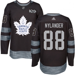 Maple Leafs 88 William Nylander Black 1917 2017 100th Anniversary Stitched Hockey Jersey