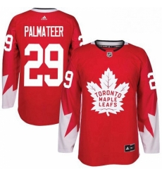 Mens Adidas Toronto Maple Leafs 29 Mike Palmateer Premier Red Alternate NHL Jersey 