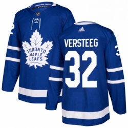 Mens Adidas Toronto Maple Leafs 32 Kris Versteeg Authentic Royal Blue Home NHL Jersey 