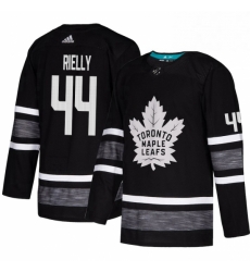 Mens Adidas Toronto Maple Leafs 44 Morgan Rielly Black 2019 All Star Game Parley Authentic Stitched NHL Jersey 