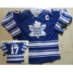 NHL Jerseys Toronto Maple Leafs #17 clark blue[2014 winter classic patch C]