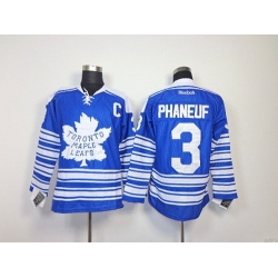 NHL Jerseys Toronto Maple Leafs #3 phaneuf blue[2014 winter classic patch C]