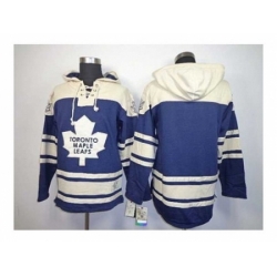 NHL Jerseys Toronto Maple Leafs blank blue-cream[pullover hooded sweatshirt]