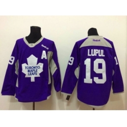 NHL Toronto Maple Leafs #19 lupul purple Jerseys