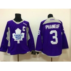 NHL Toronto Maple Leafs #3 phaneuf purple Jerseys