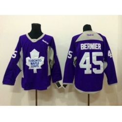 NHL Toronto Maple Leafs #45 bernier purple Jerseys
