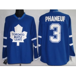 Pittaburgh Toronto Maple Leafs 3 Phaneuf blue