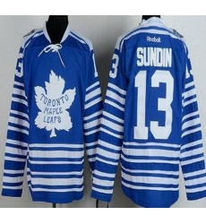 Toronto Maple Leafs 13 Mats Sundin 2014 Winter Classic Blue NHL Jersey