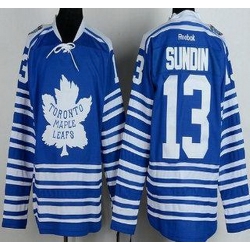 Toronto Maple Leafs 13 Mats Sundin 2014 Winter Classic Blue NHL Jersey