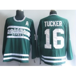 Toronto Maple Leafs 16 Tucker Green Jerseys CCM