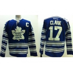 Toronto Maple Leafs 17 Wendel Clark 2014 Winter Classic Blue NHL Jersey