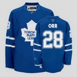 Toronto Maple Leafs 28 Colton Orr Blue Jersey