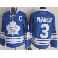 Toronto Maple Leafs 3 Dion Phaneuf Blue NHL Jerseys