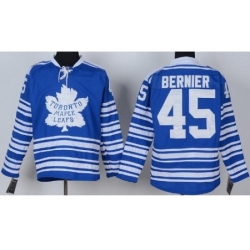 Toronto Maple Leafs 45 Jonathan Bernier 2014 Winter Classic Blue NHL Jersey