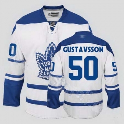 Toronto Maple Leafs 50 Jonas Gustavsson White Third Jersey