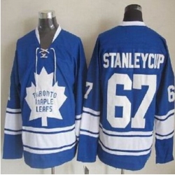 Toronto Maple Leafs #67 Stanley Cup Blue CCM Throwback Stitched NHL Jersey