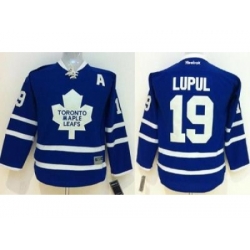 Women Toronto Maple Leafs 19 Joffrey Lupul Blue NHL Jerseys