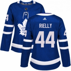 Womens Adidas Toronto Maple Leafs 44 Morgan Rielly Authentic Royal Blue Home NHL Jersey 