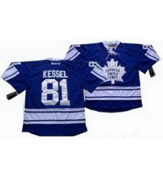 Youth 2012 new Toronto Maple Leafs #81 Phil Kessel BLUE Jersey With A Patch1