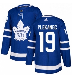 Youth Adidas Toronto Maple Leafs 19 Tomas Plekanec Authentic Royal Blue Home NHL Jerse