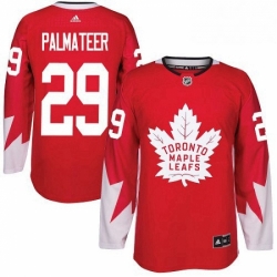 Youth Adidas Toronto Maple Leafs 29 Mike Palmateer Authentic Red Alternate NHL Jersey 